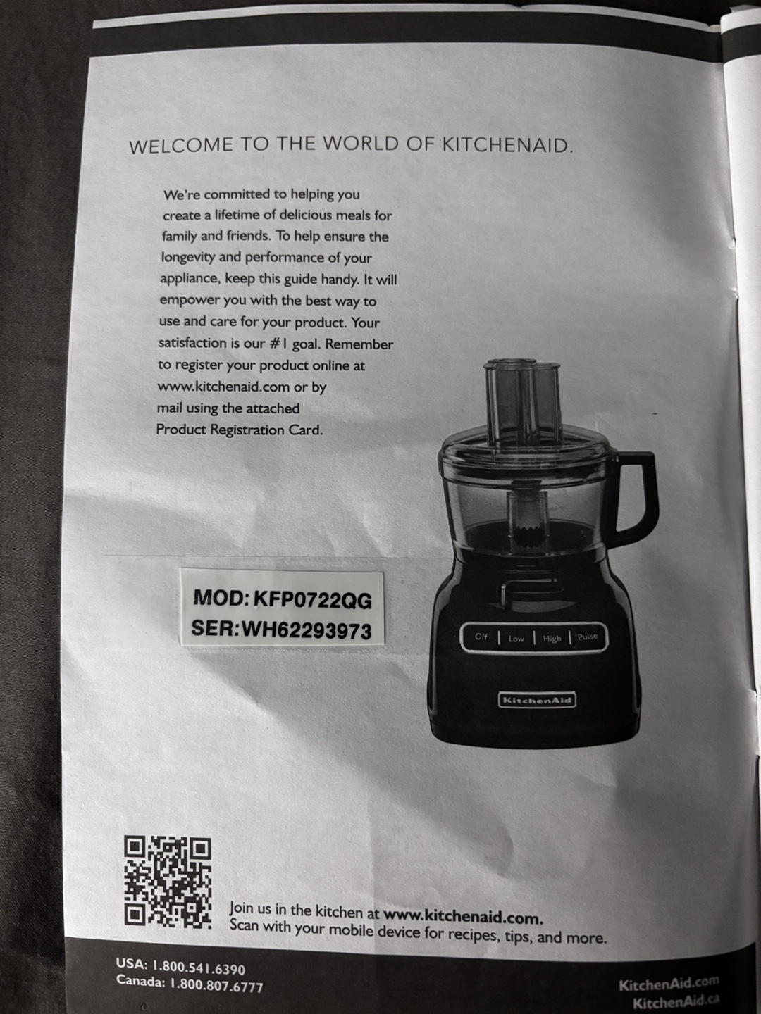 Kitchen Aid food processor - photo 3