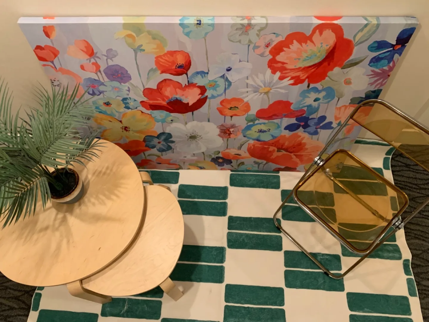 🧡Vintage 70’s Amber Acrylic Chair image indicator(9)