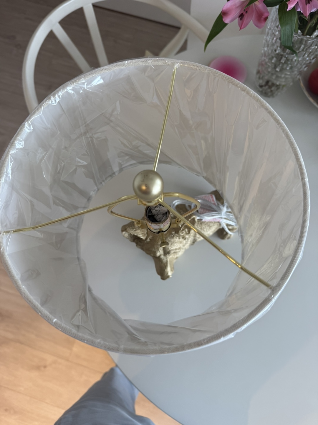 Gold Corgi Table Lamp - photo 3