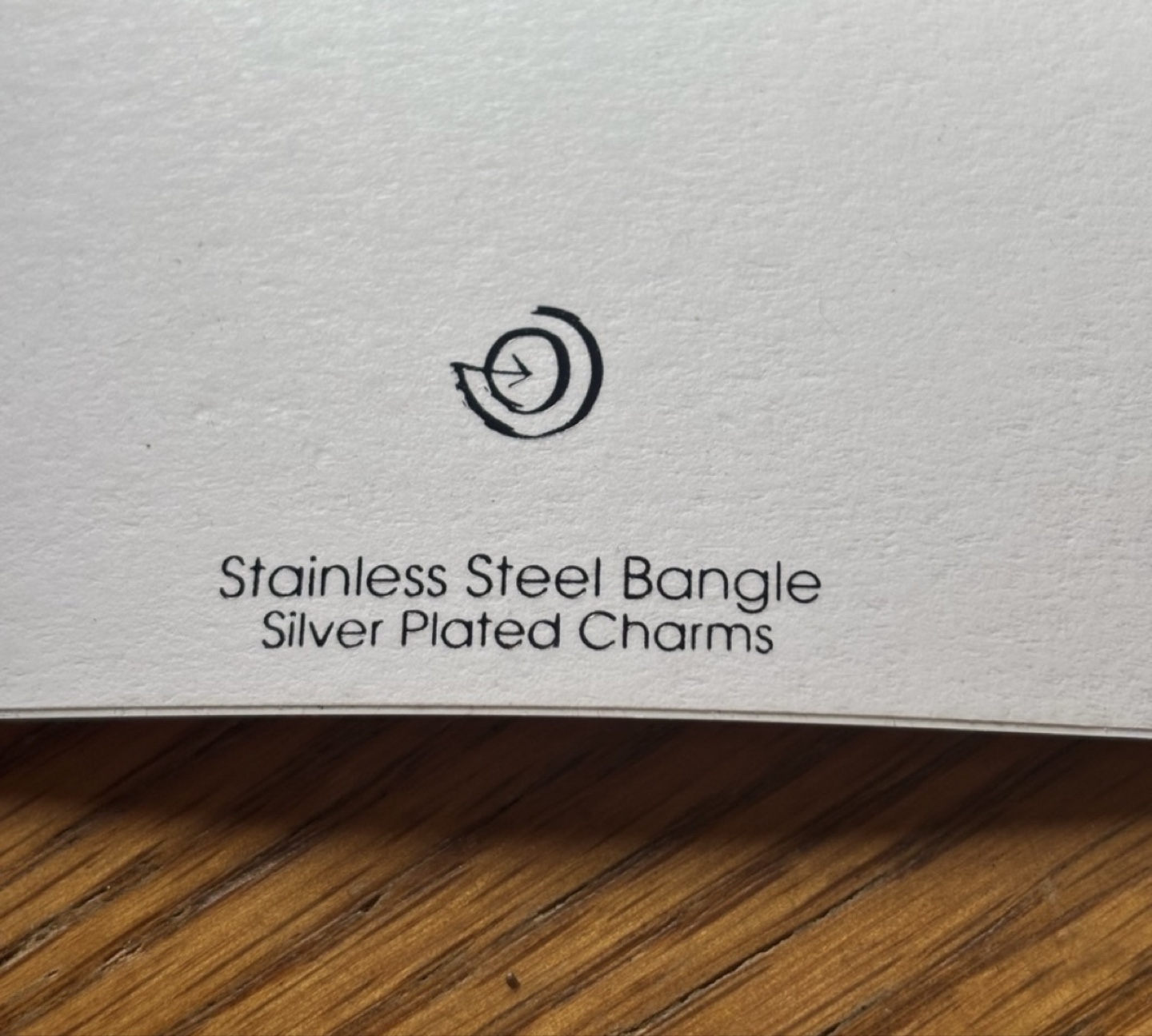 Lovethislife... Stainless Steel Bangle Bracelet with Charms - photo 3