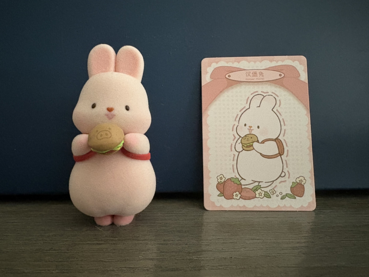 MOMO Rabbit - Strawberry town figurine
