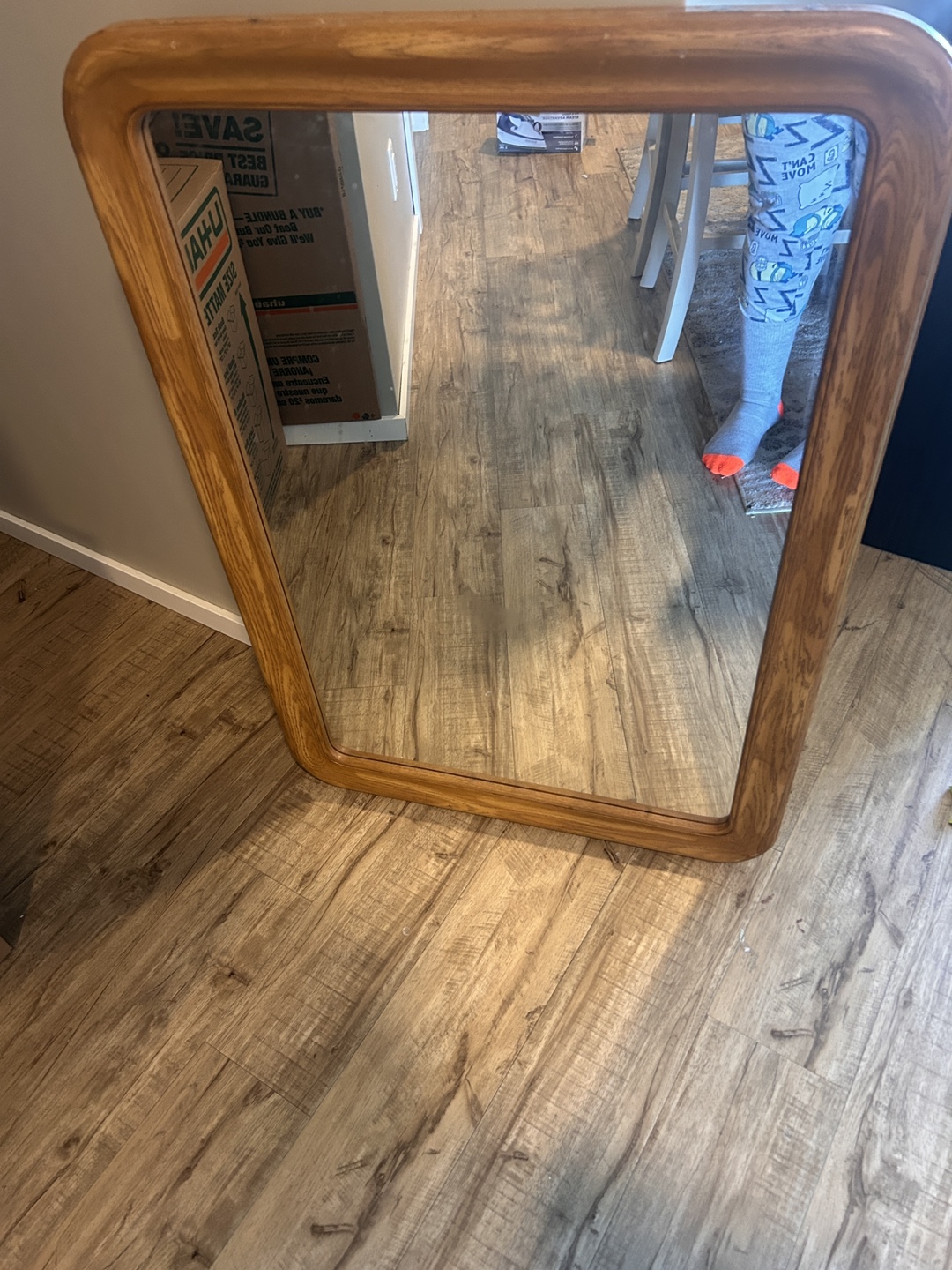 Wooden framed mirror💚 - photo 4