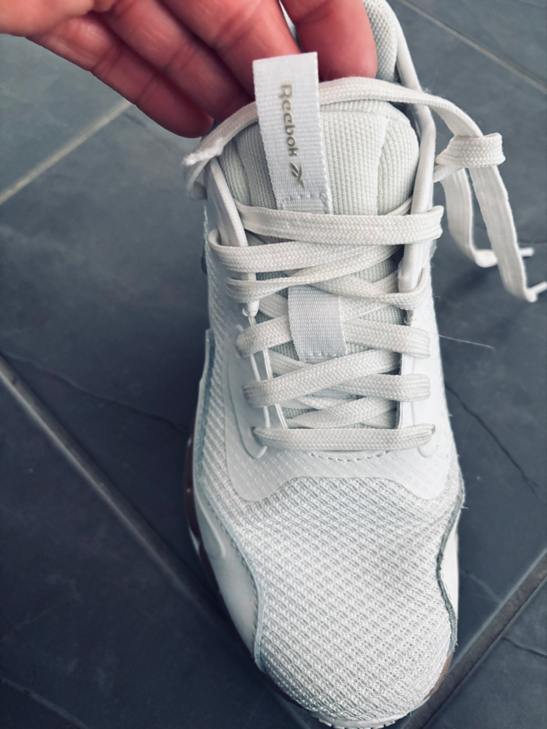 Women's Reebok Running Shoes - White and Rose Gold - photo 3