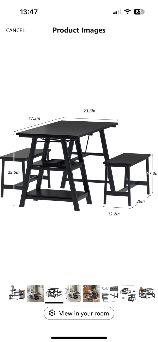 Dining table 47inch - photo 2