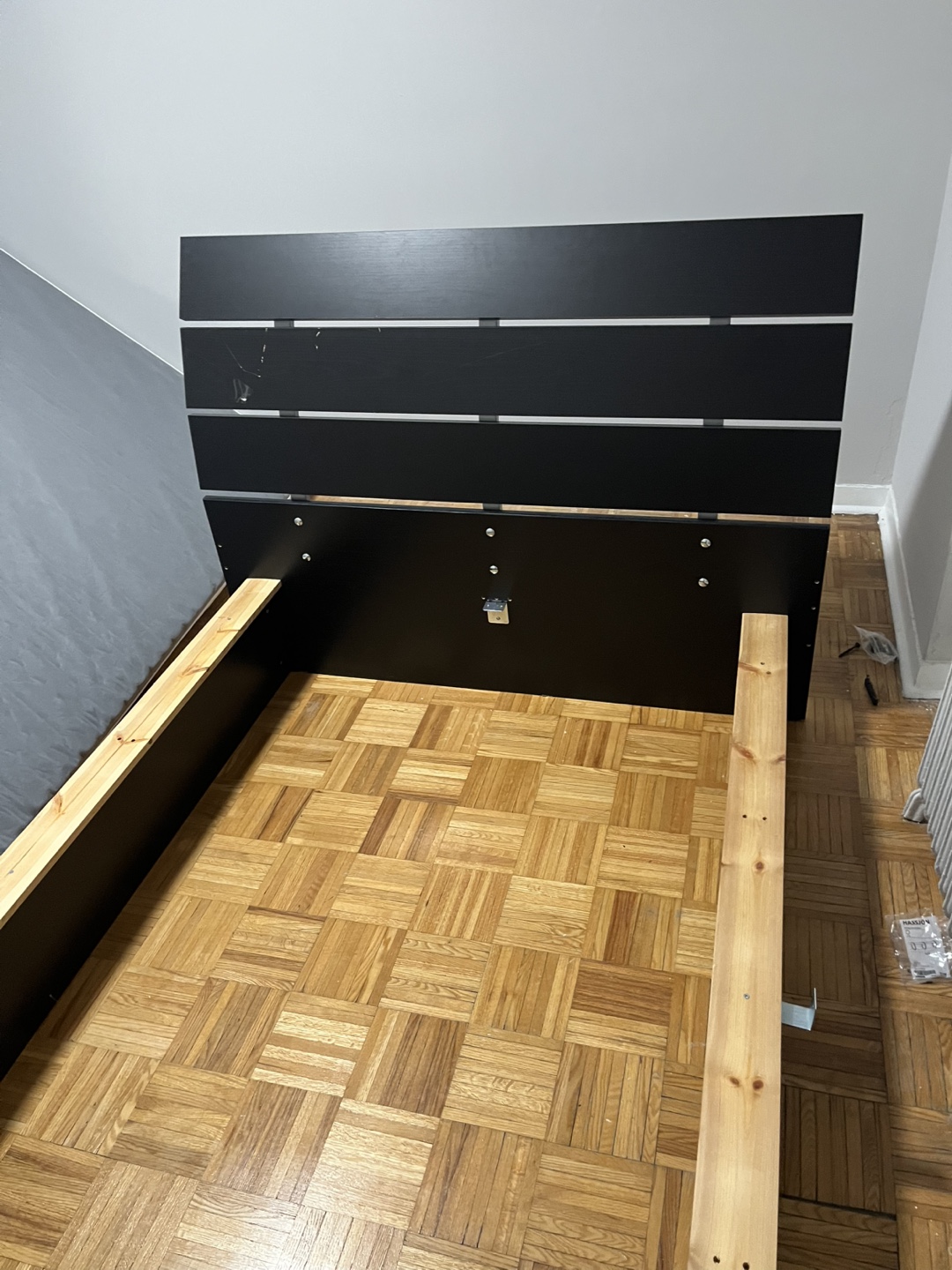 Black Double Bed Frame - photo 3