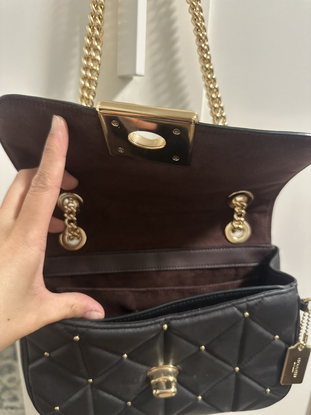 Coach Quilted Shoulder Bag - photo 4