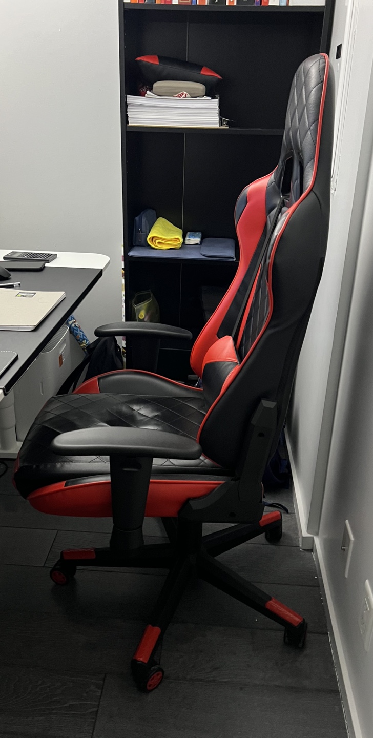 Gaming Chair - Red and Black PU Leather