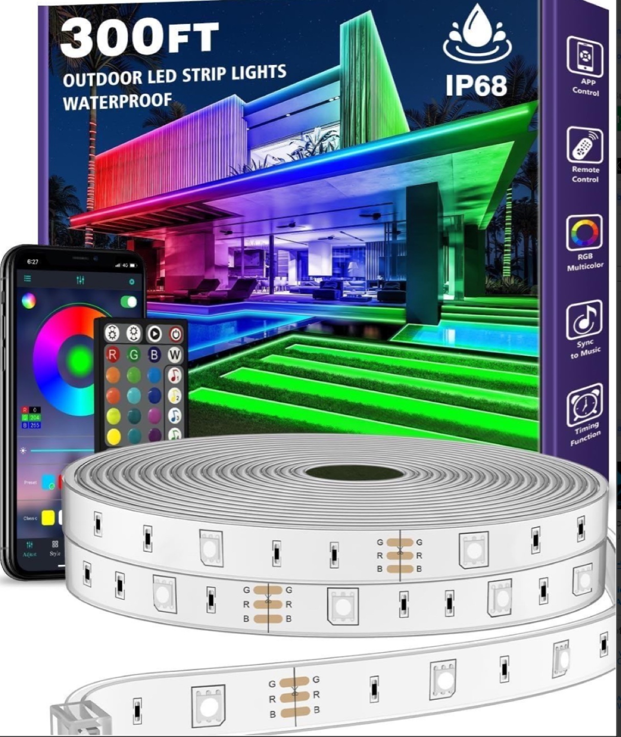 Ailbton 300FT Long CNN Outdoor LEd