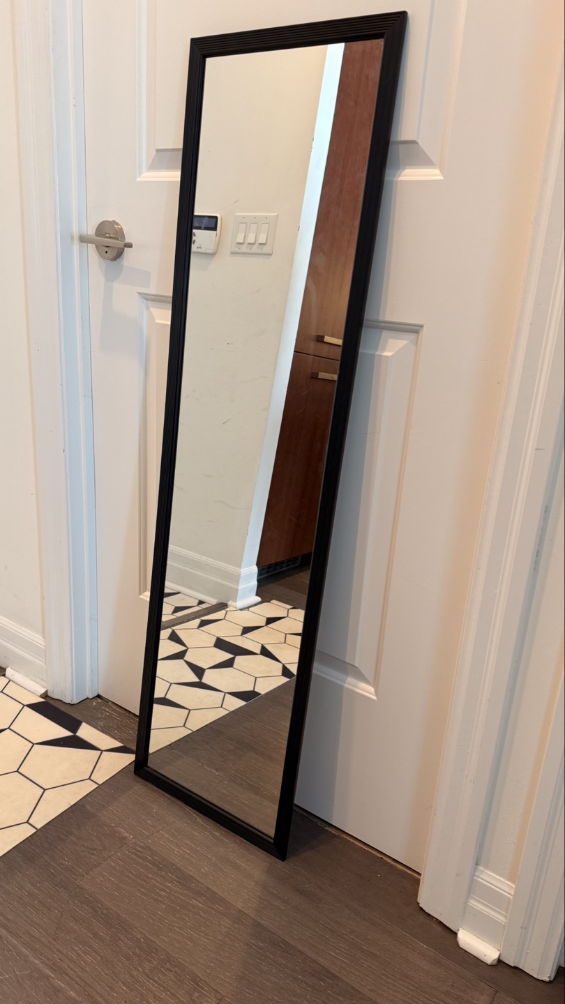 Full-Length Black Frame Mirror | 30$ - photo 2