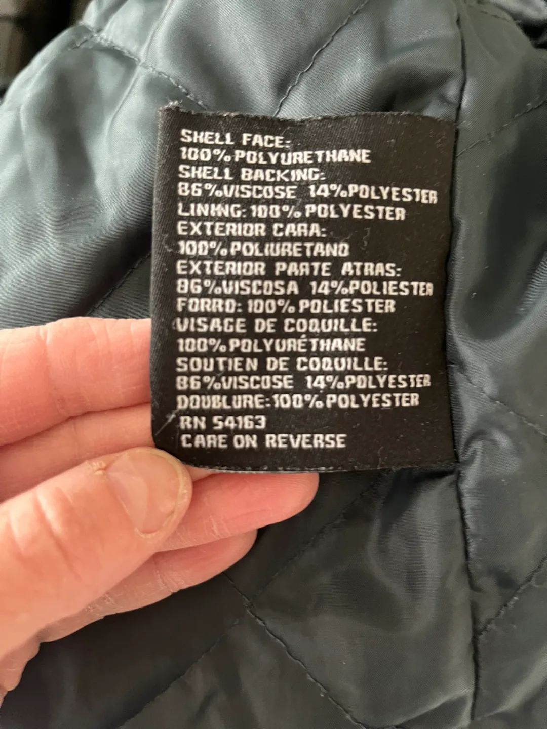 Guess Black Leather Jacket with Belt image indicator(8)