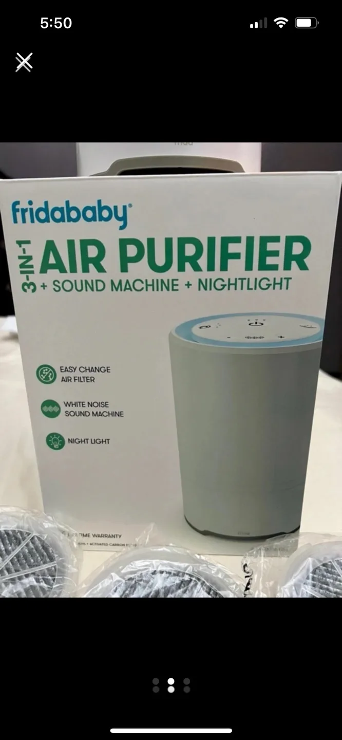 Fridababy 3-in-1 Air Purifier (With 3 FILTERS) image indicator(2)