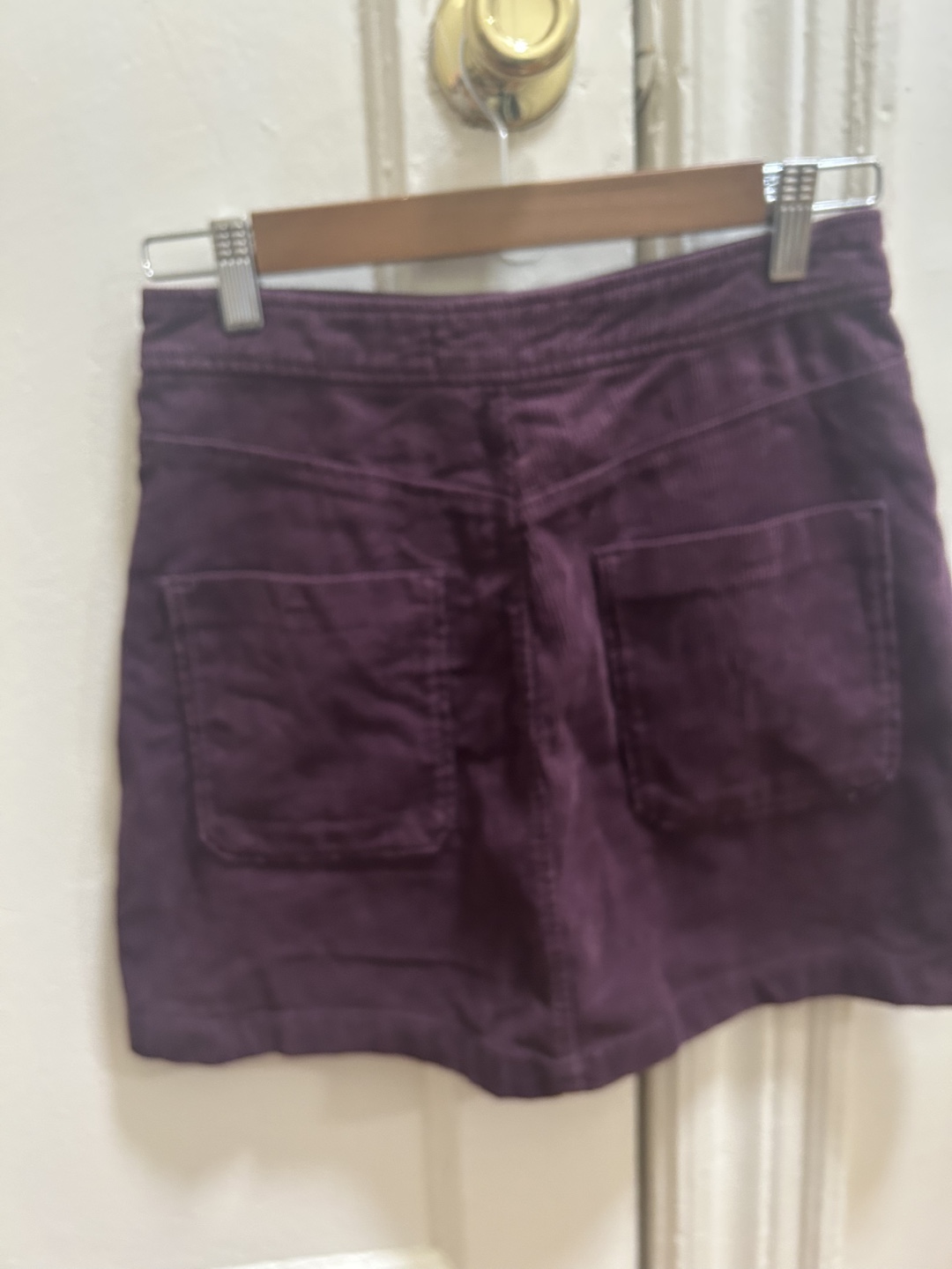 Zara Women's Purple Corduroy Mini Skirt - photo 3