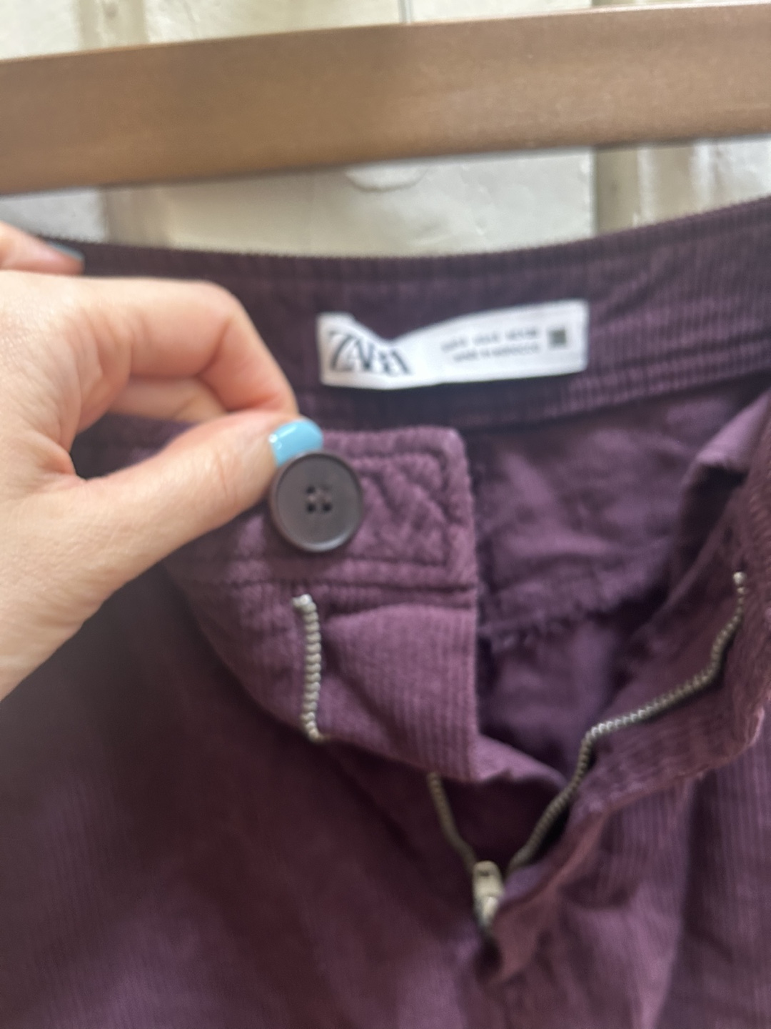 Zara Women's Purple Corduroy Mini Skirt - photo 2