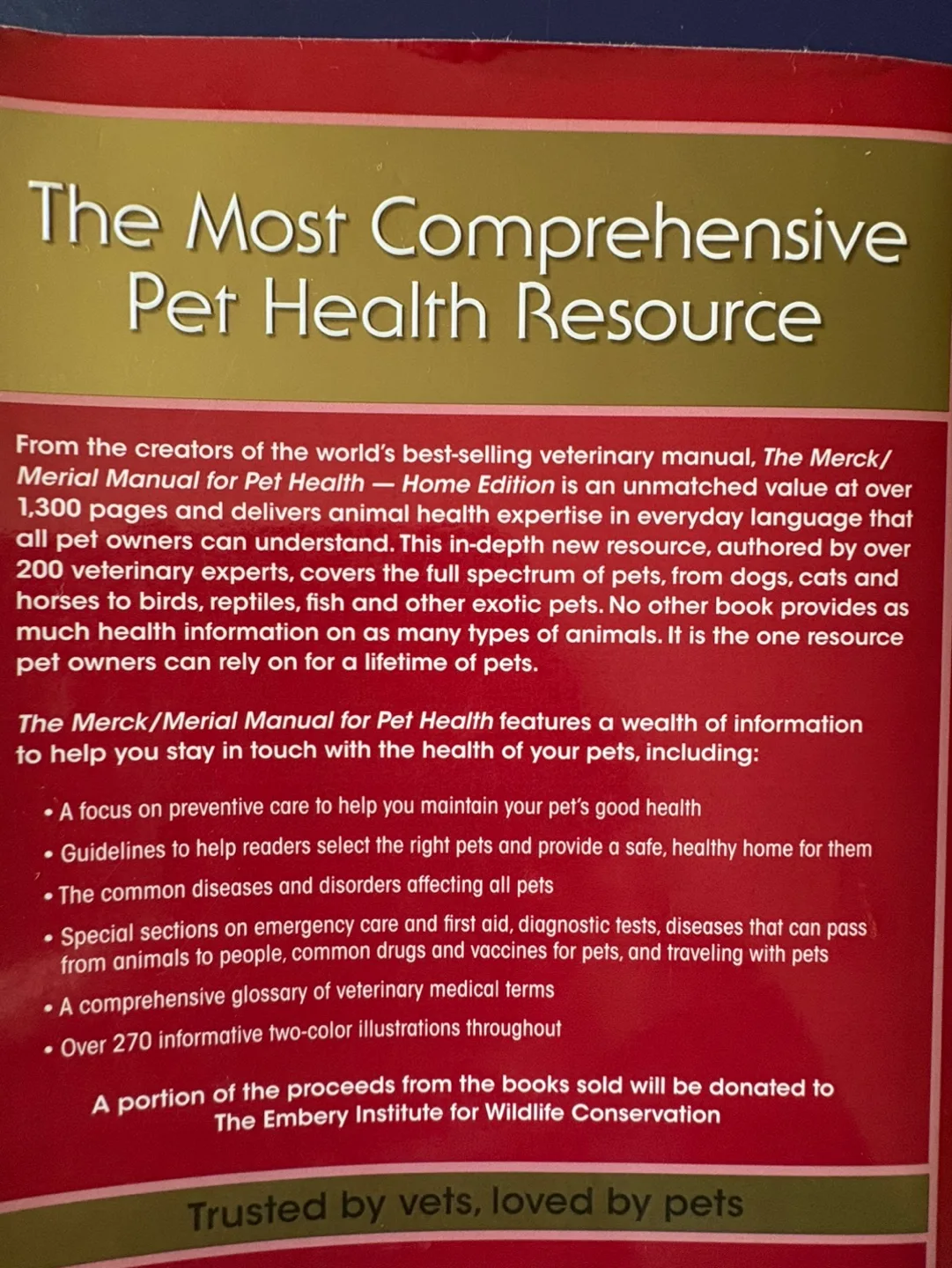 Merck/Merial Manual for Pet Health - Home Edition image indicator(2)