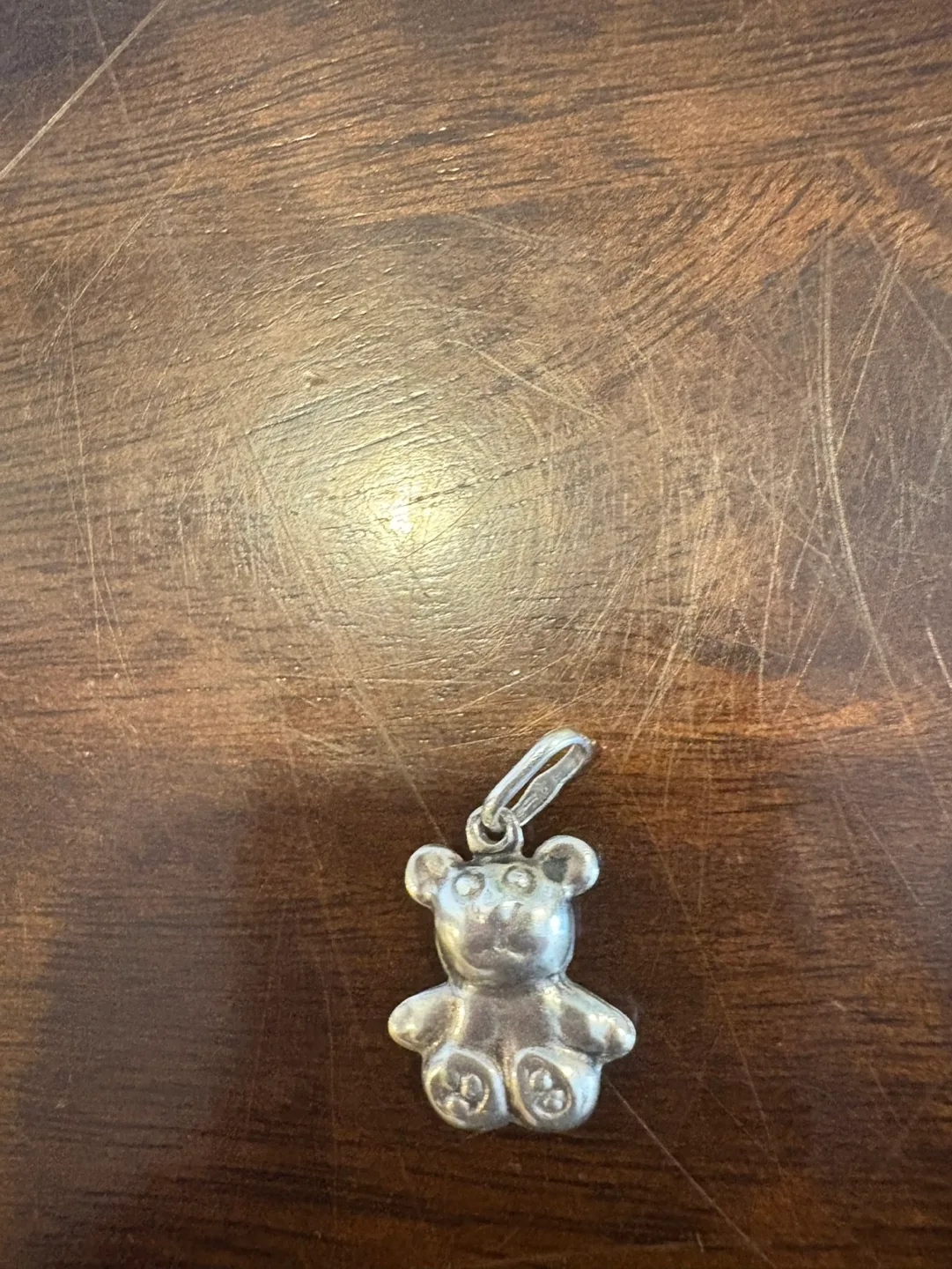 Sterling Silver Teddy Bear Charm Pendant image indicator(3)