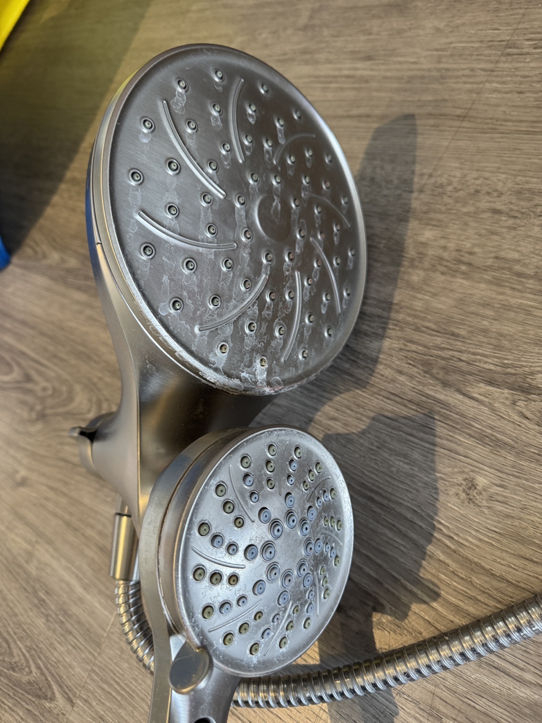 Double Shower Head with Handheld Sprayer
