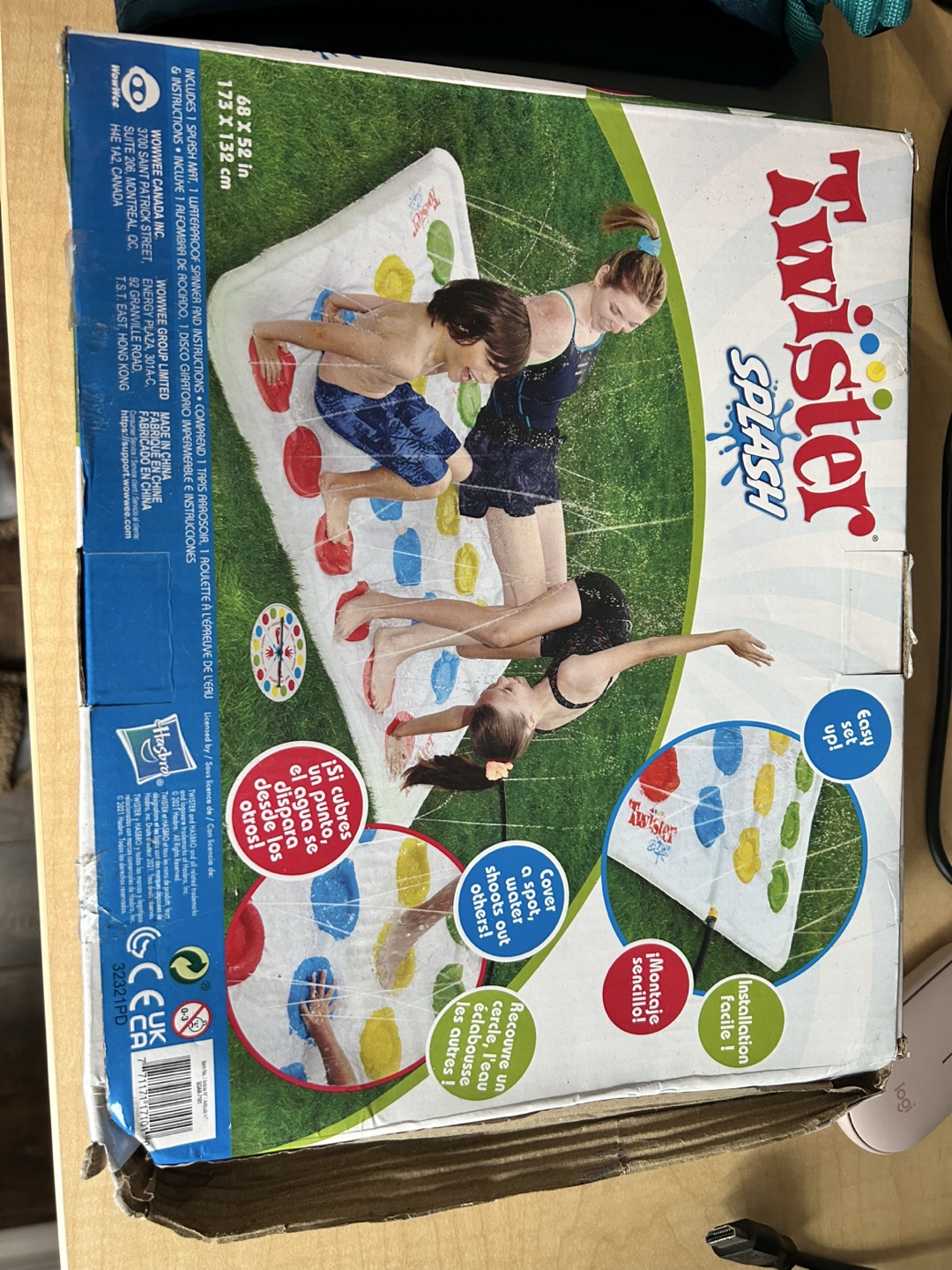 Twister Splash Water Game
