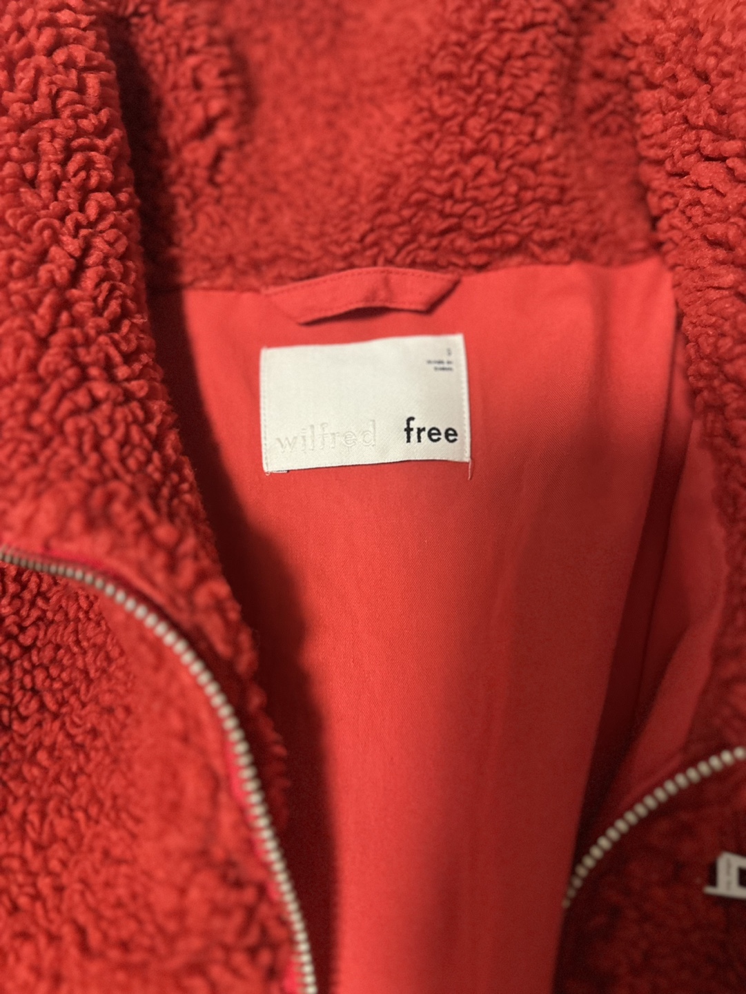 Wilfred Free Red Teddy Jacket - photo 4