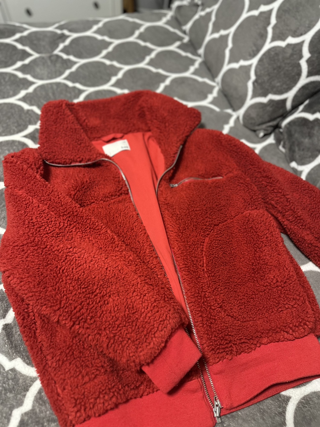 Wilfred Free Red Teddy Jacket - photo 3