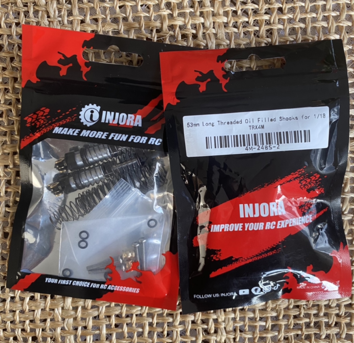 INJORA 53mm Shocks and 1/18 RC Tyres - photo 3