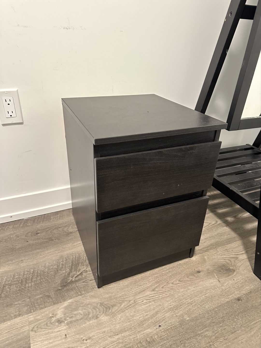 IKEA MALM Two-Drawer Nightstand - photo 2