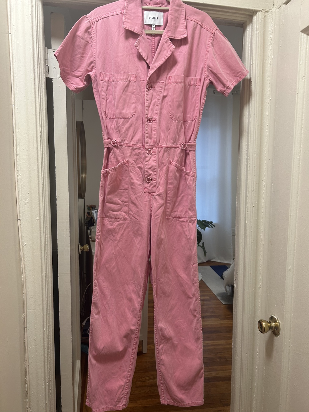 Pistola Women's Pink Utility Jumpsuit