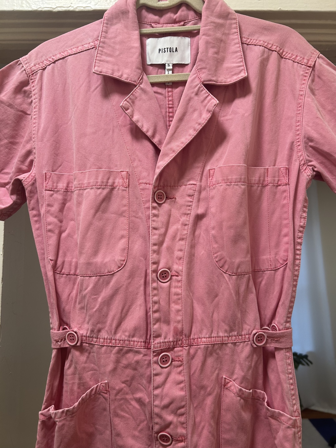 Pistola Women's Pink Utility Jumpsuit - photo 2