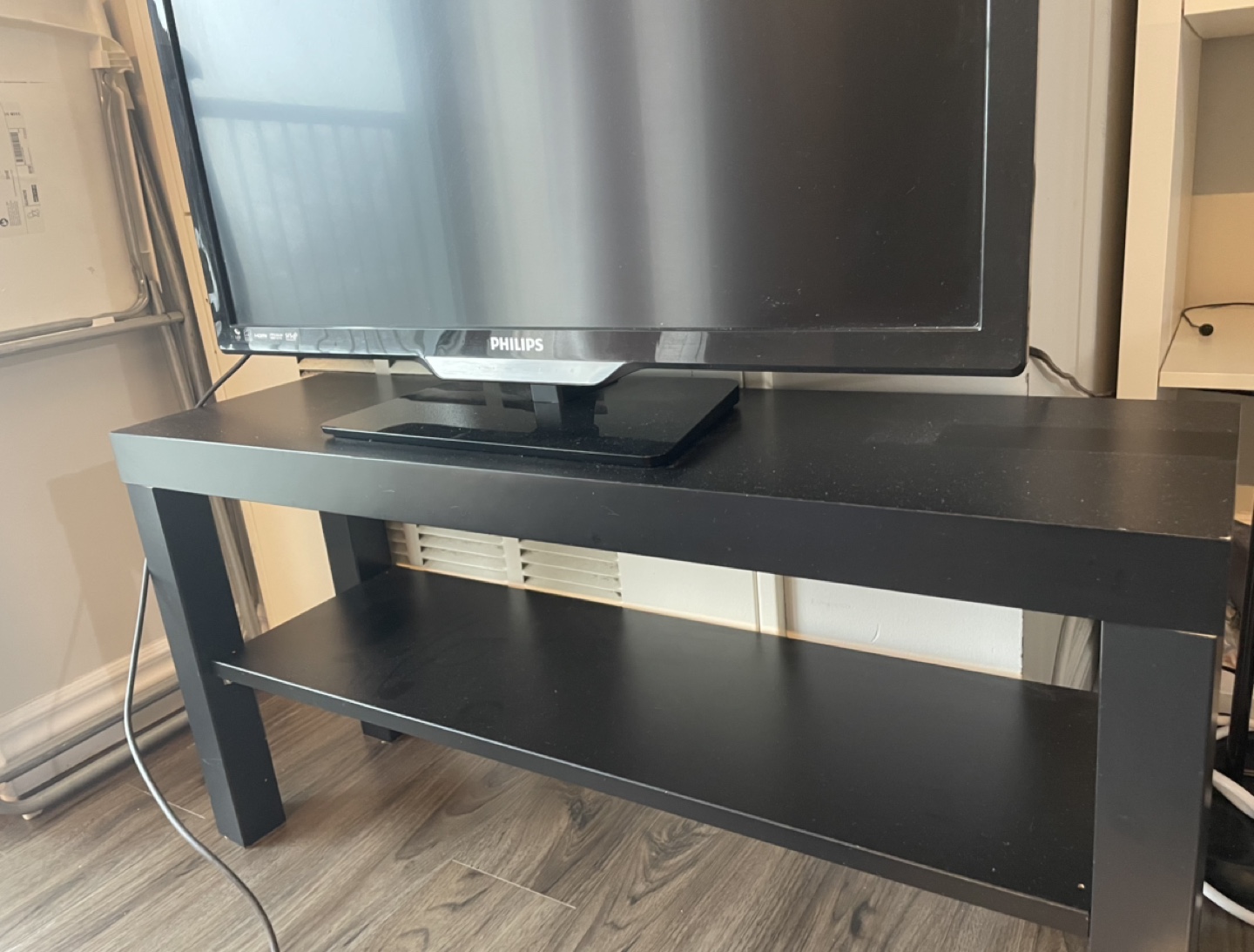 (Urgent)Black TV Stand with Shelf