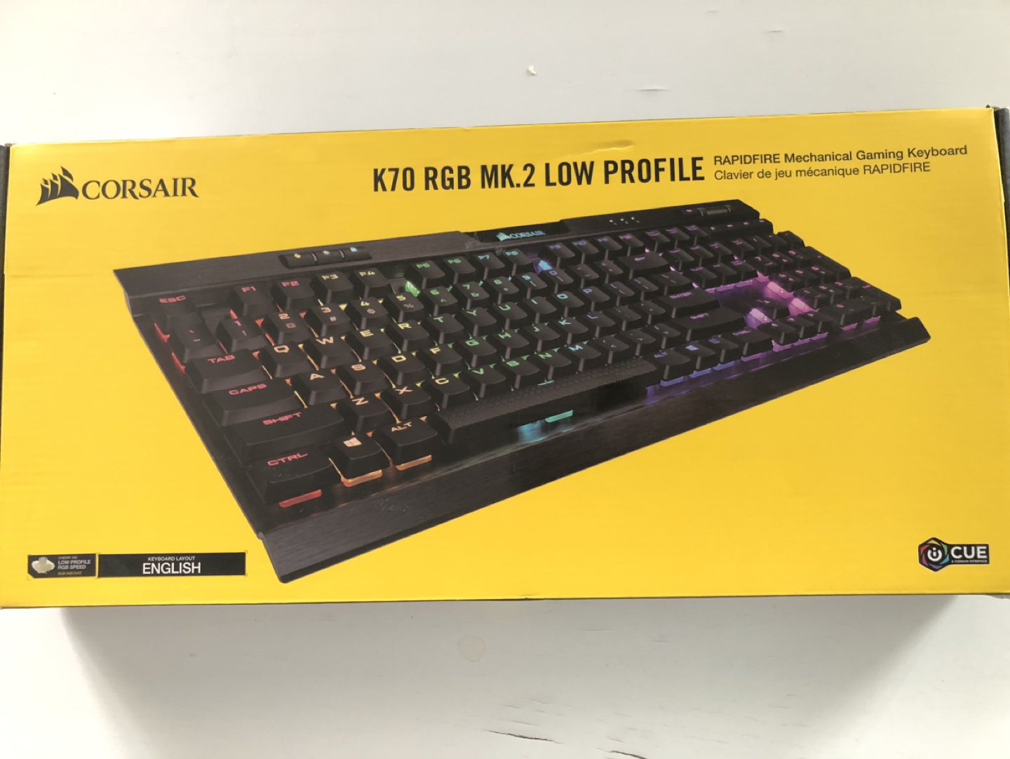 CORSAIR K70 RGB MK.2 Low Profile Mechanical Keyboard