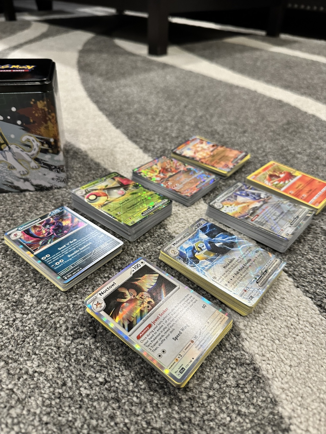 Pokemon Cards and Tin - photo 2