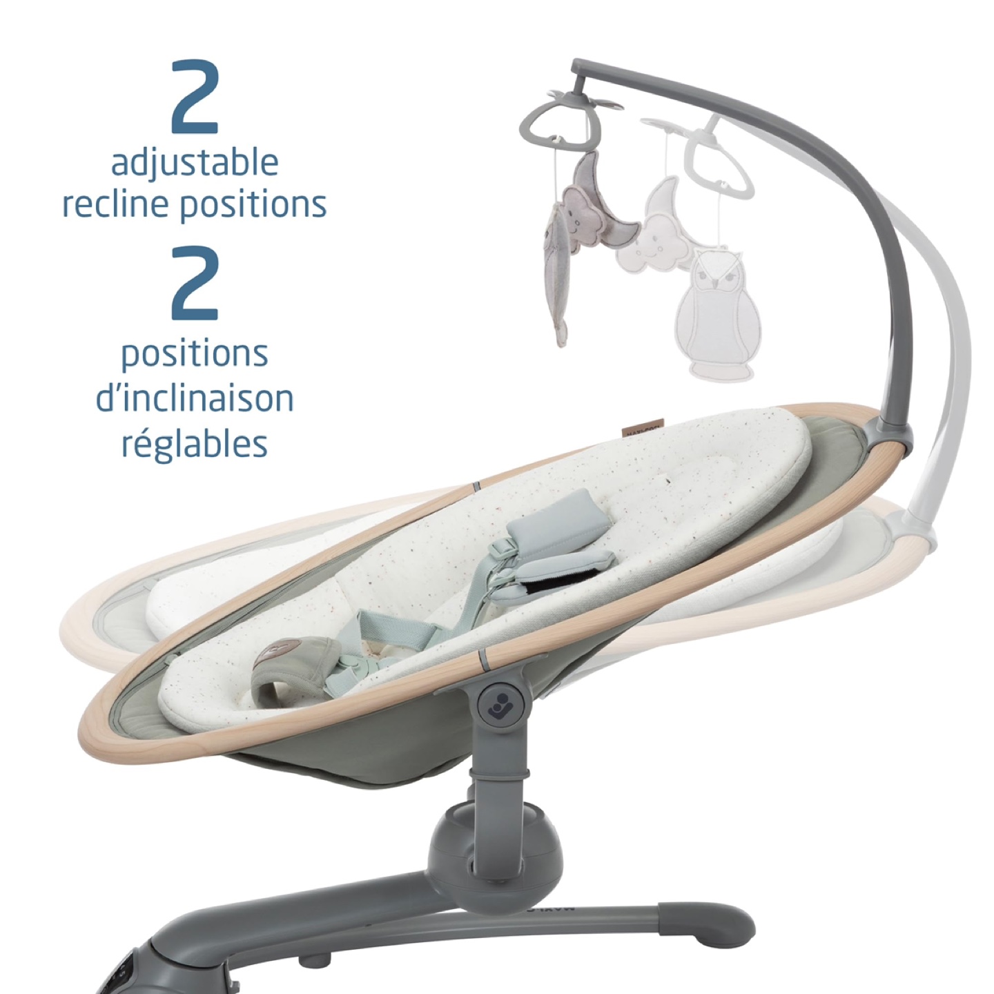 Maxi-Cosi Cassia Infant Swing - Music, Recline + Portable - photo 4