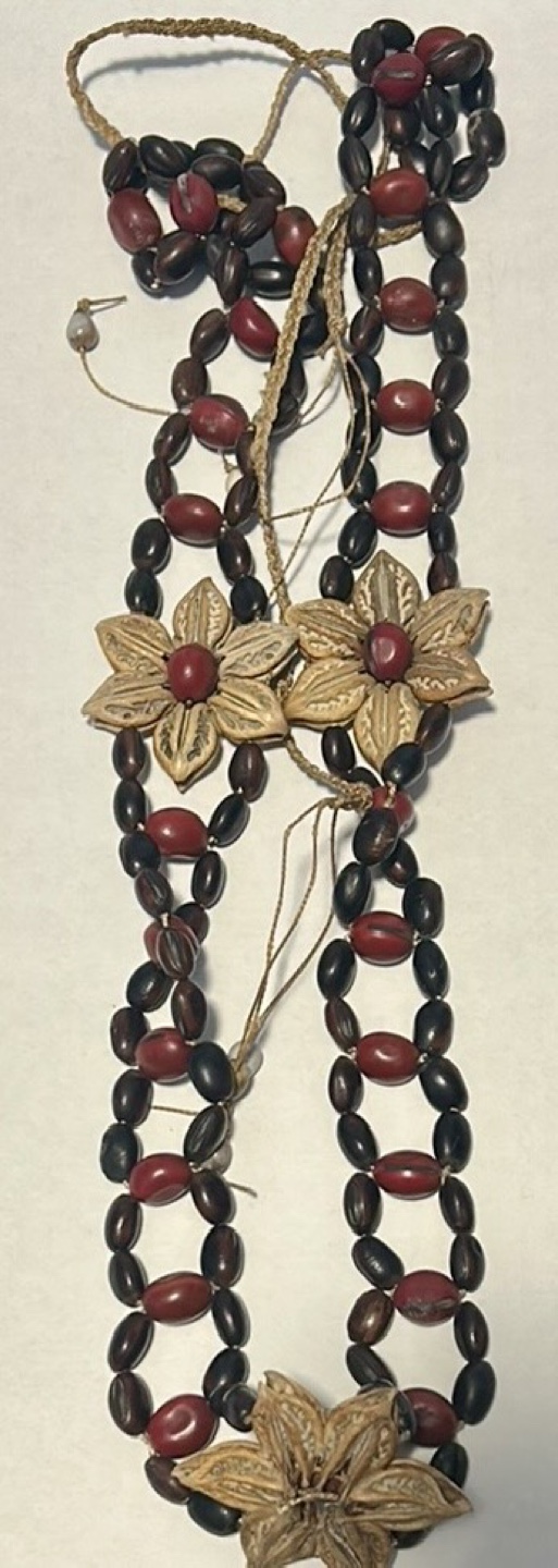 Unique Seed Bead Necklace with Flower Charms - photo 2