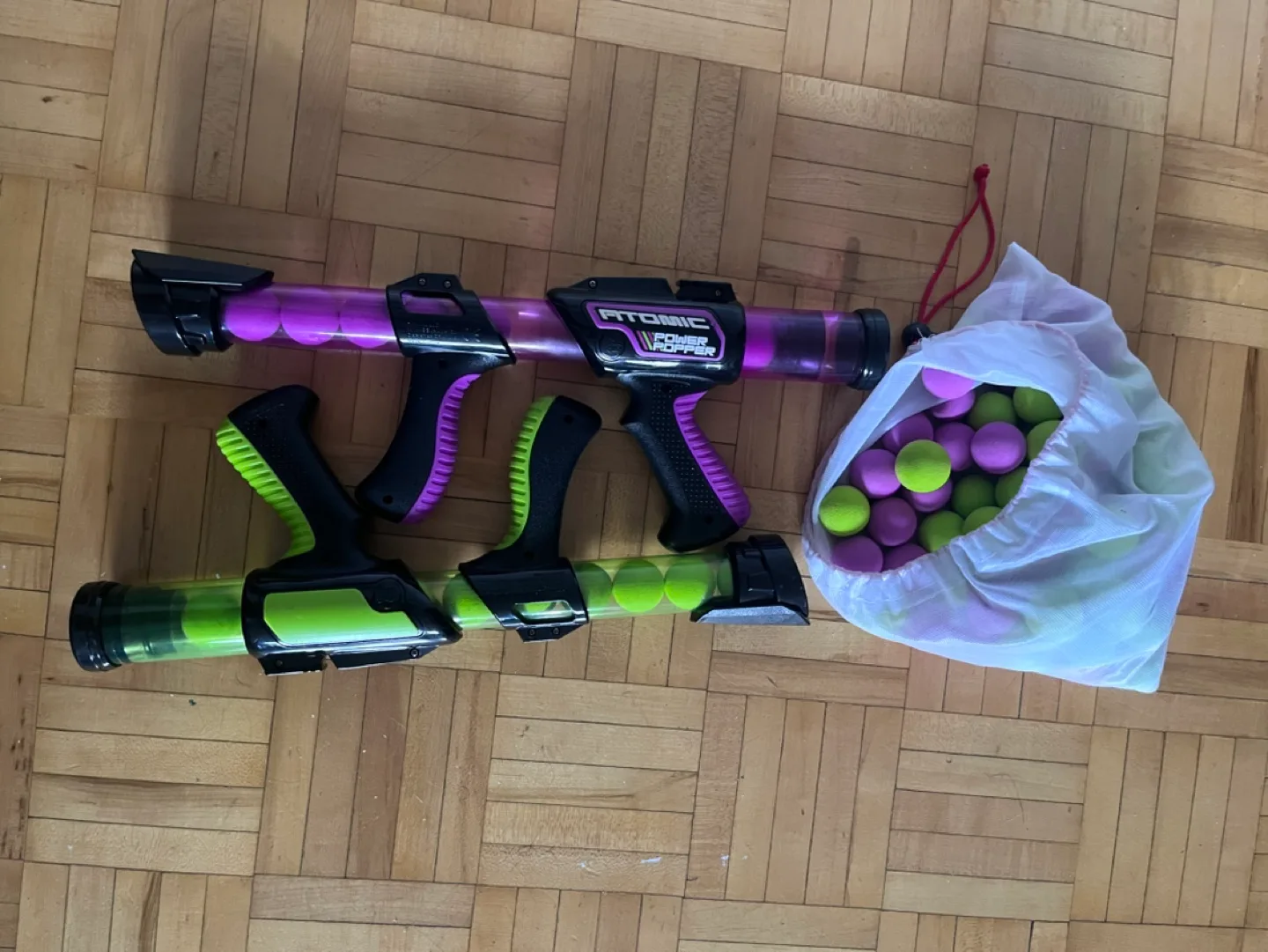 💚 Atomic Power Popper 2x Battle Pack with 84 Ammo Balls image indicator(2)