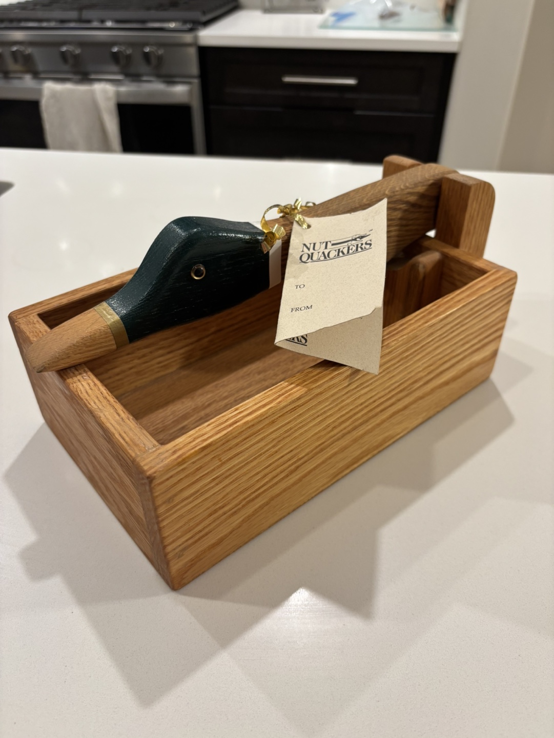 Brand New Nut Quakers Wooden Duck Folk Art Accessory For Sale - photo 4