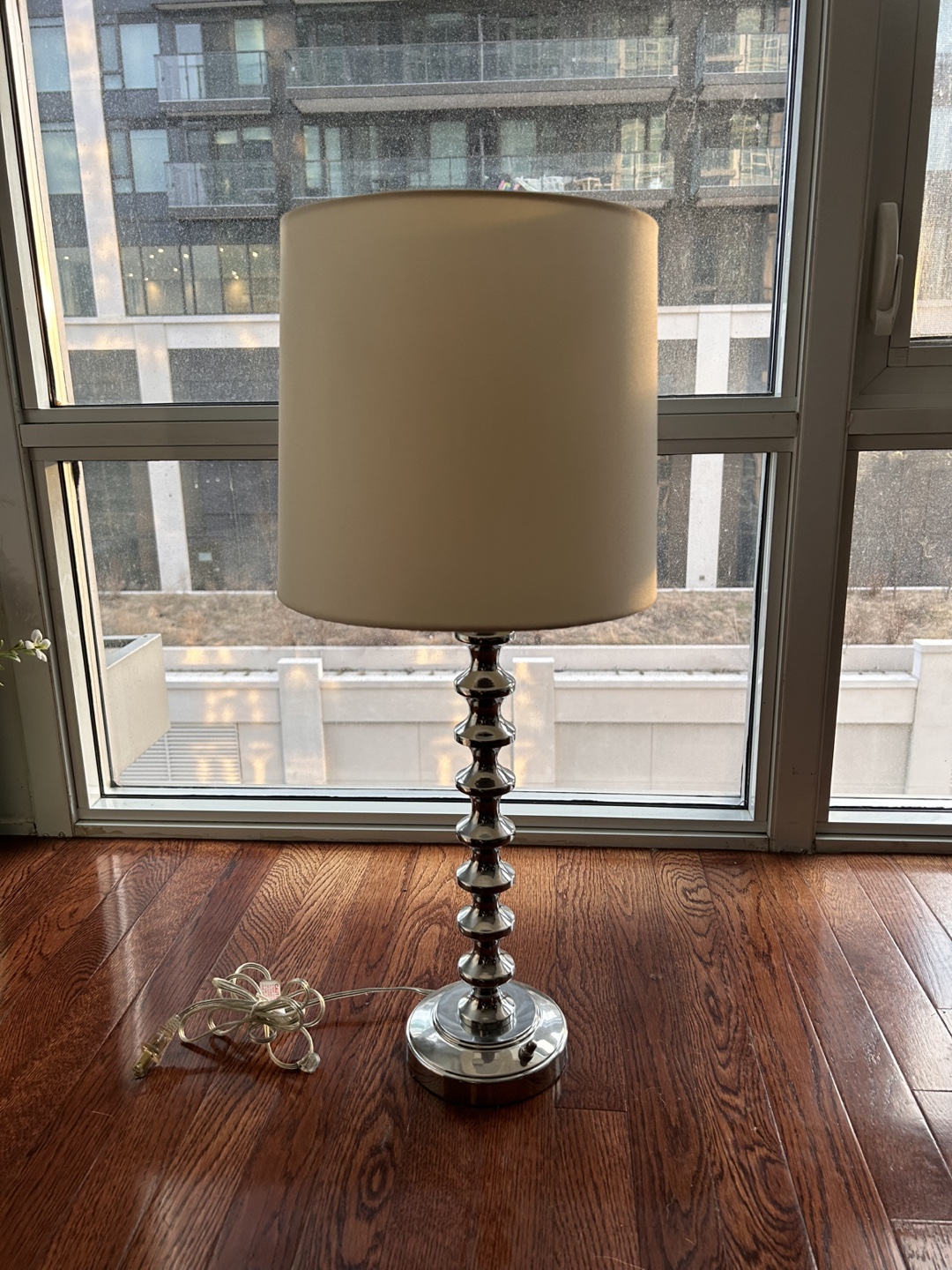 Mid century modern chrome lamp - photo 2