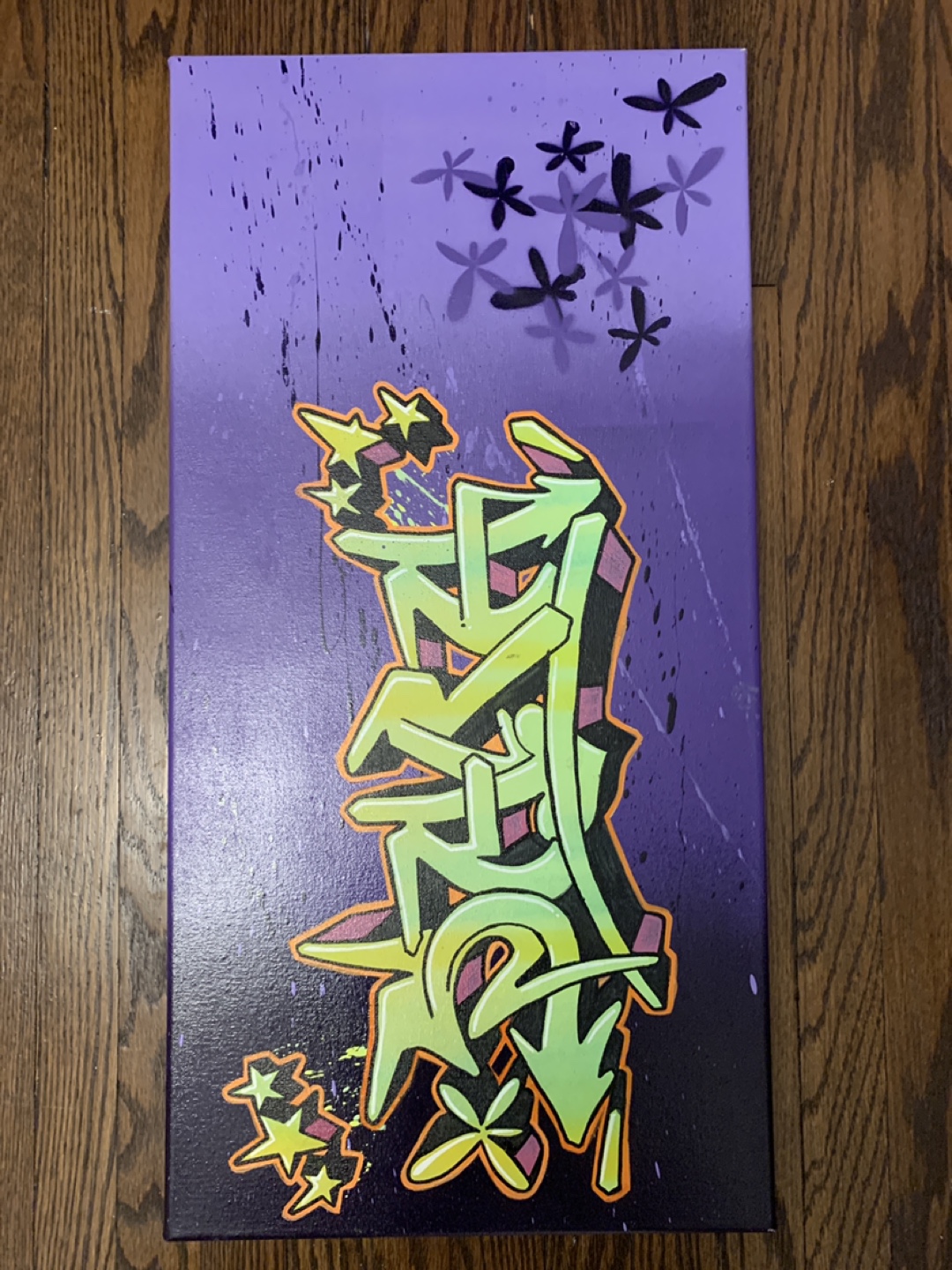 Graffiti style painting 💚