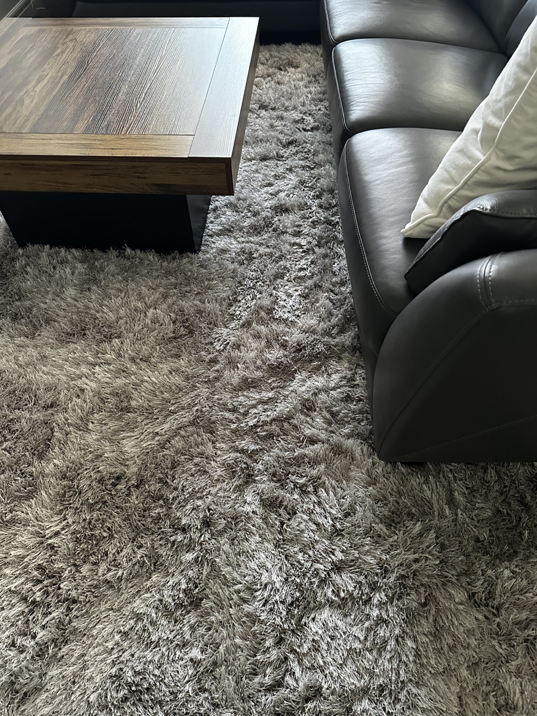 Glam Light Grey Area Rug - 7'9" x 9'5" - photo 3