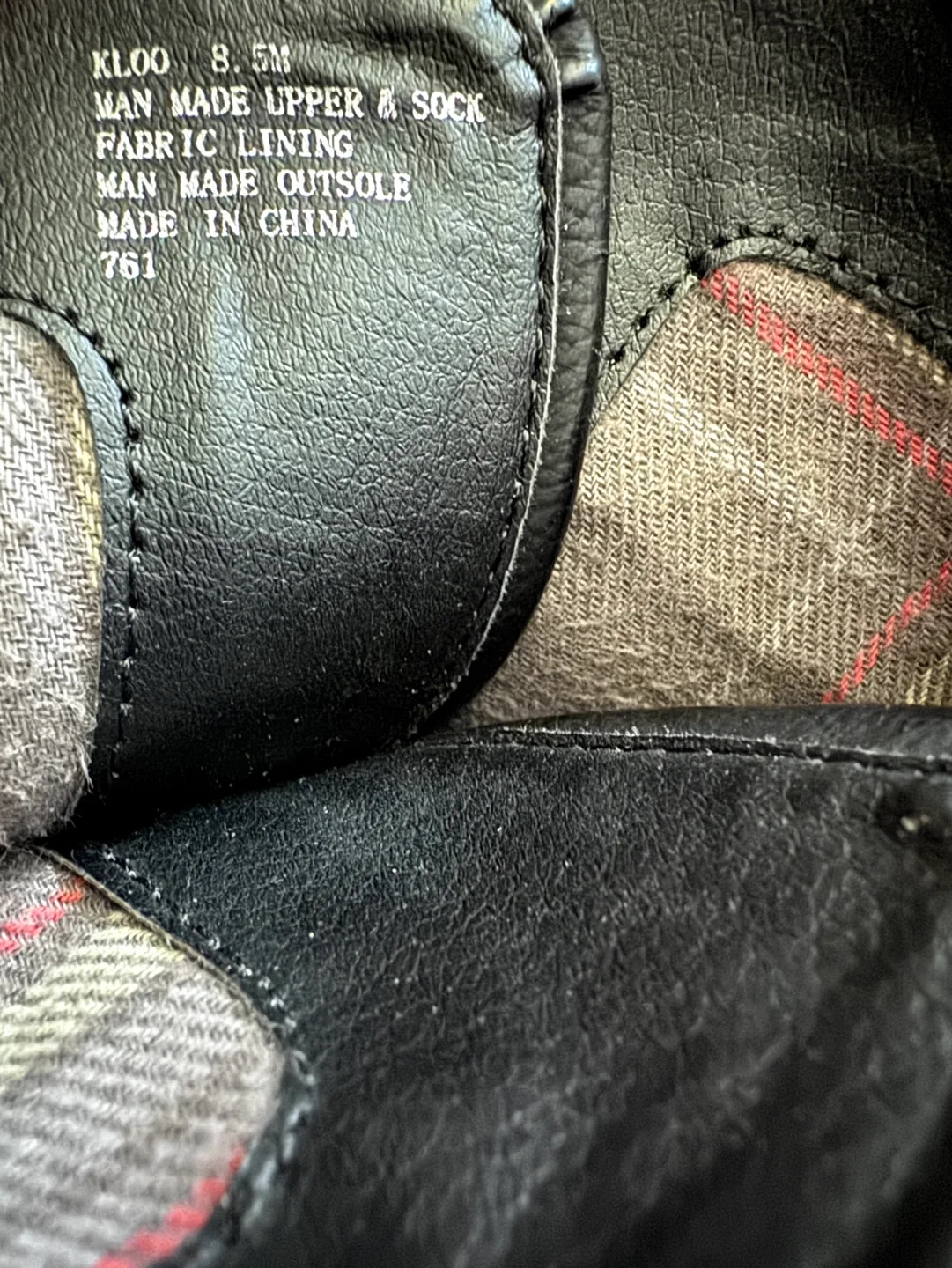 Black vegan leather ladies boots mid calf length, size 8.5M image indicator(9)