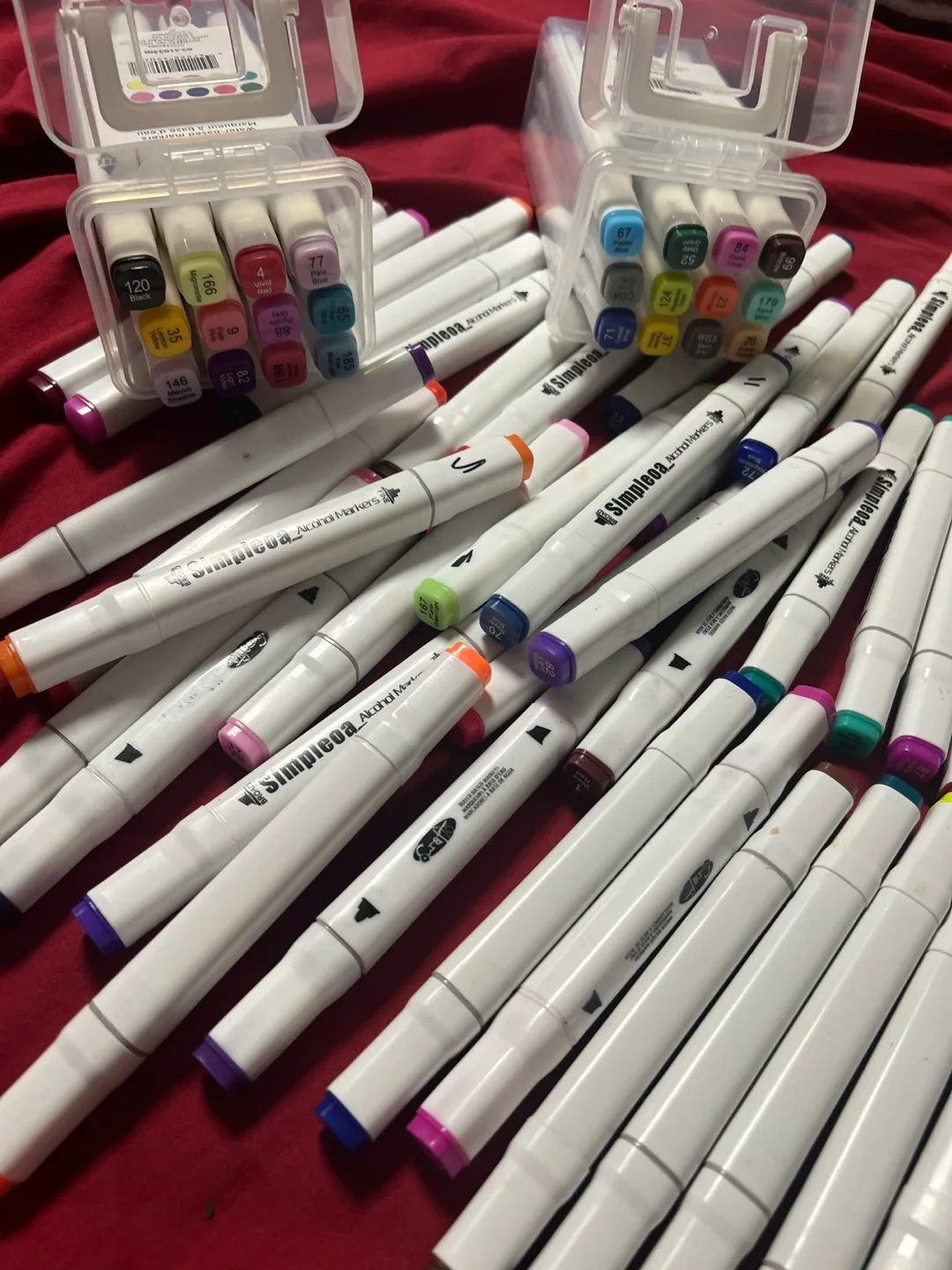 Lot of Simpleea Alcohol Markers image indicator(7)