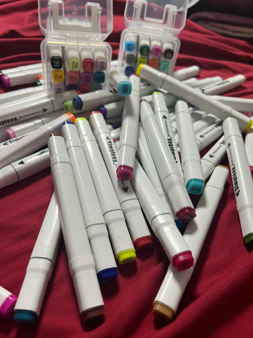Lot of Simpleea Alcohol Markers image indicator(9)