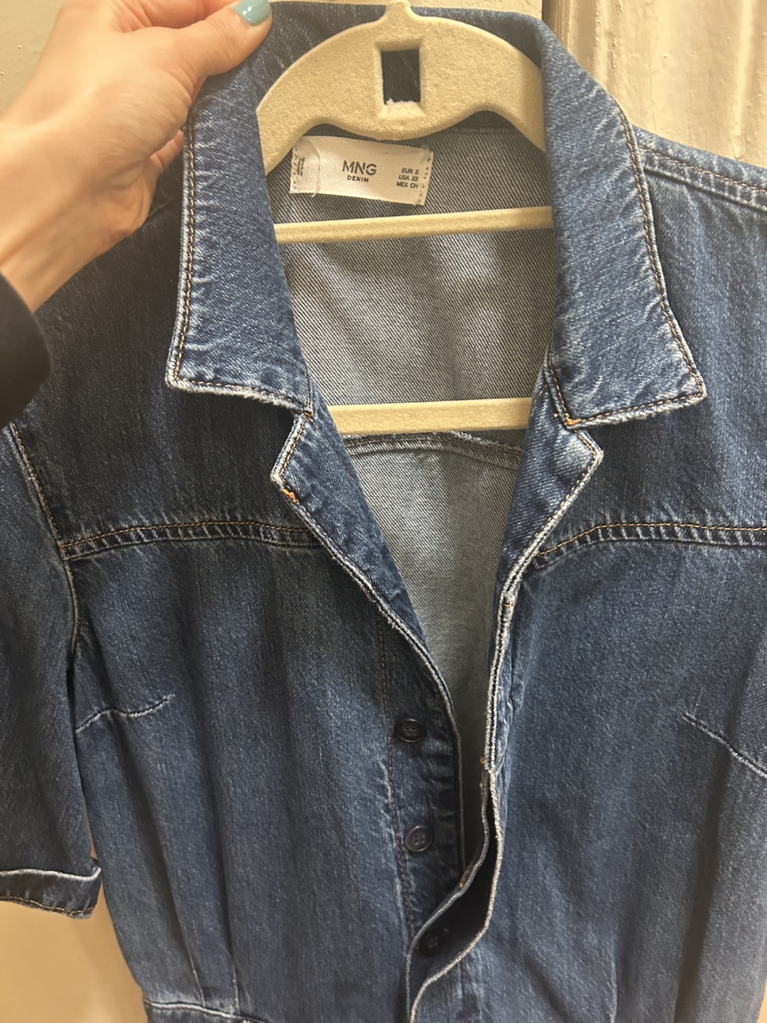 MNG Denim Utility Jumpsuit - photo 2