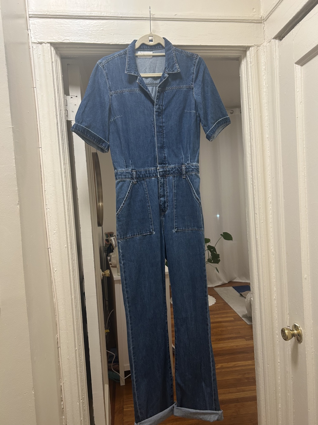 MNG Denim Utility Jumpsuit