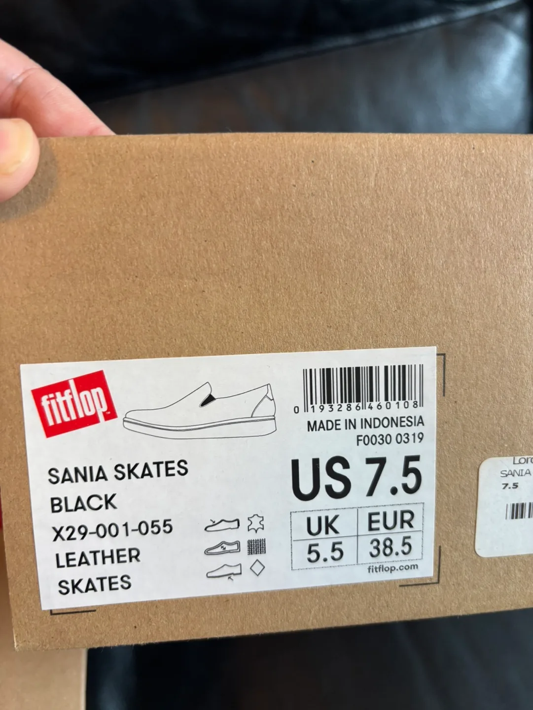 FitFlop Sania Skate Slip-On Shoes - Women's Size 7.5 💚 image indicator(2)