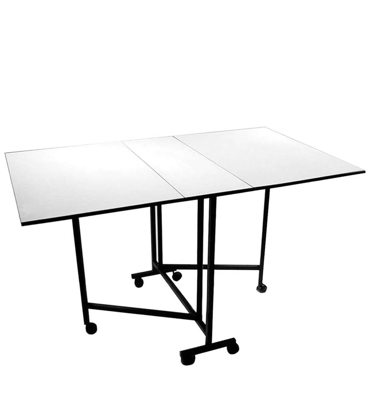 Foldable Craft Table with Wheels