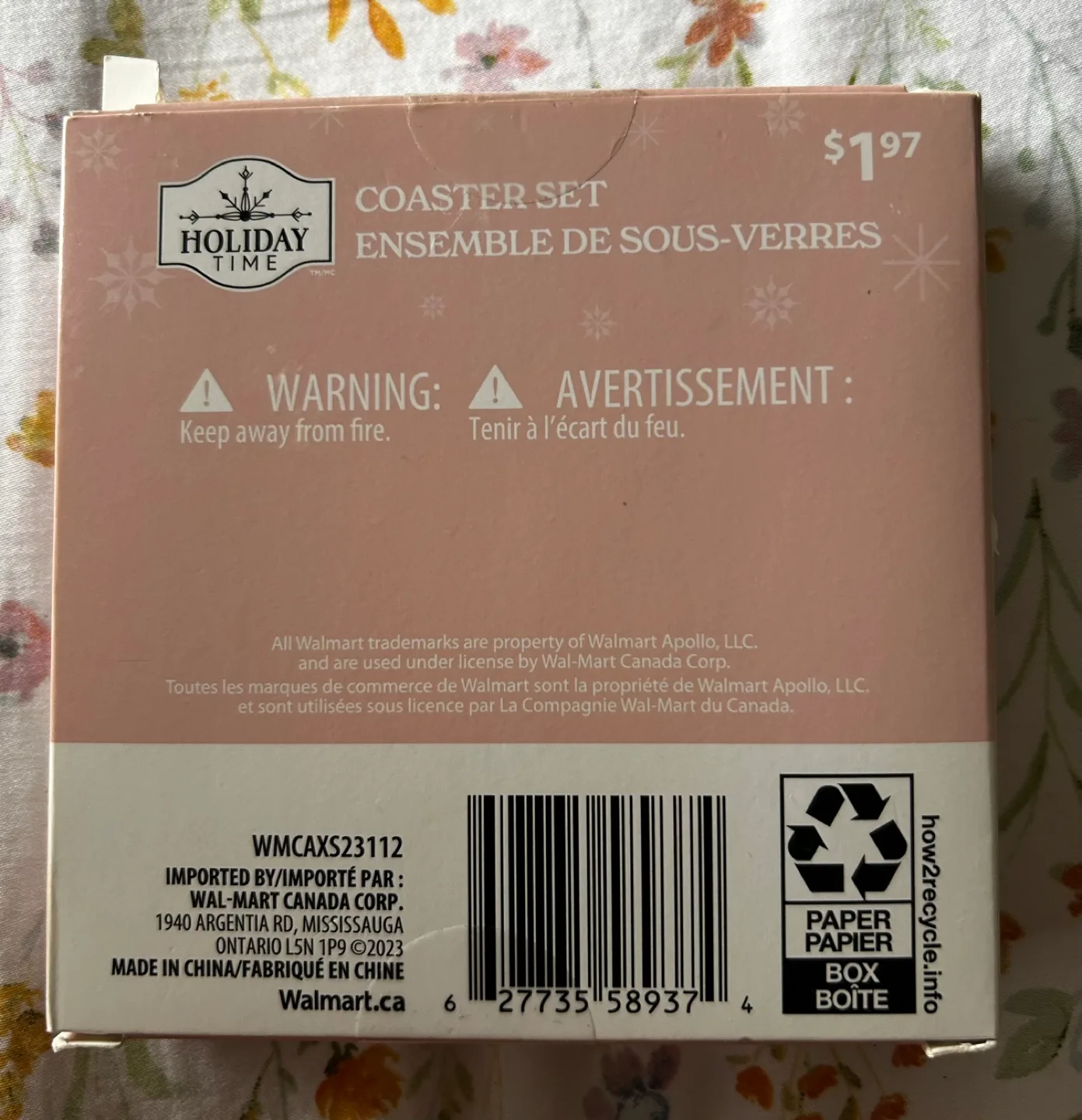 Holiday Time Coaster Set - Joyeux Noel image indicator(2)