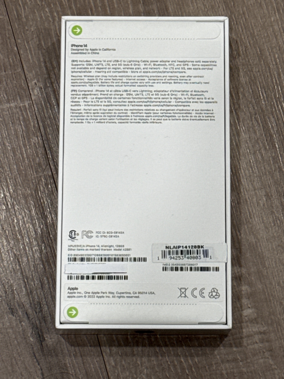 NEW iPhone 14 Midnight 128GB Unlocked - photo 2