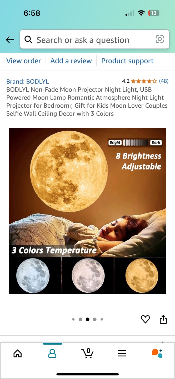 Moon Projector Night Light