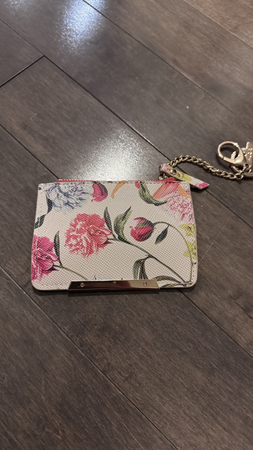 Floral Coin Purse with Keychain 💚 - photo 2