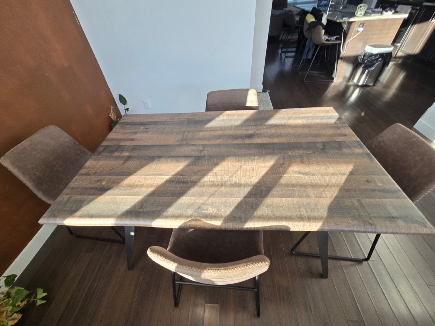 Dining Table Set with Four Chairs - photo 2