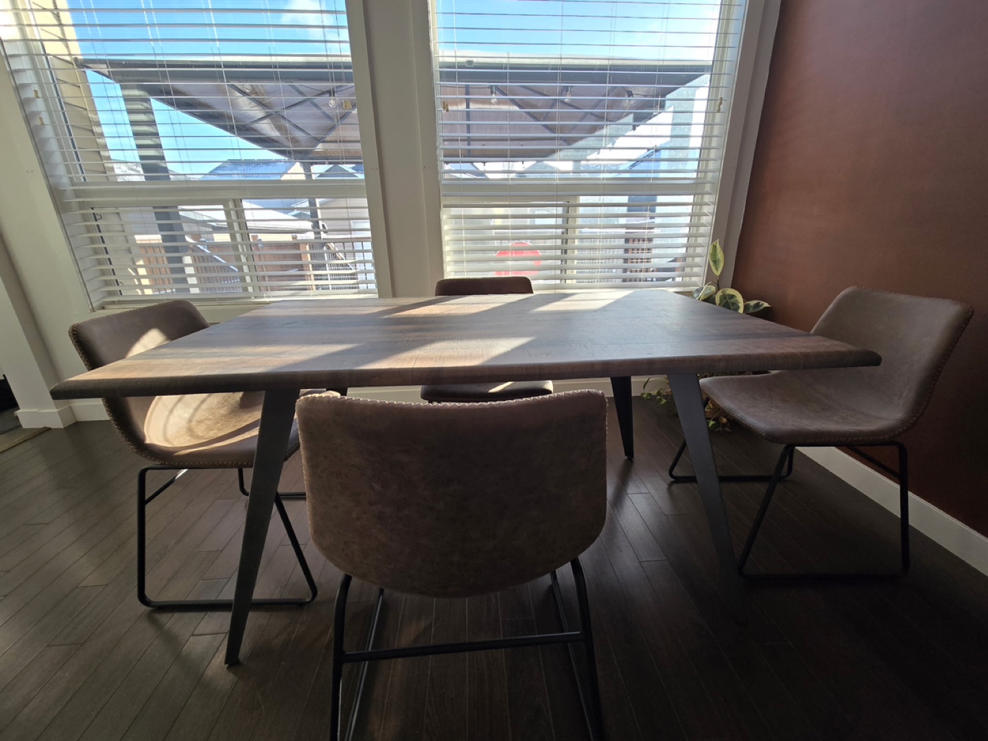 Dining Table Set with Four Chairs - photo 4
